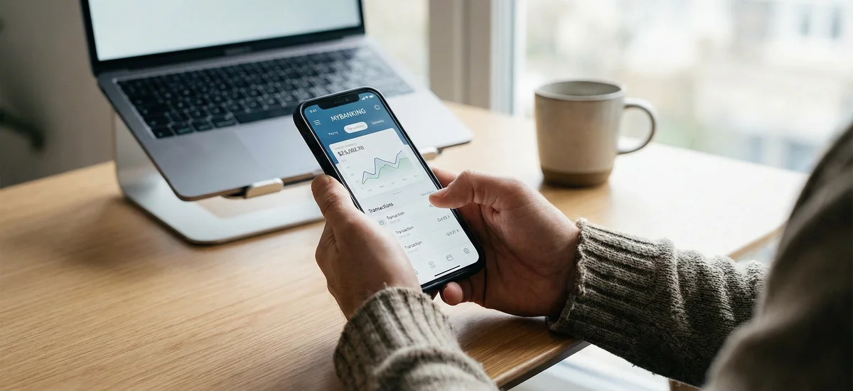 Persona revisando documentación de seguro de vida BBVA antes de proceder con la baja